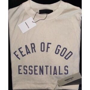 Fear of God Essentials‎ Cotton T-Shirt Mens XL Oversized Graphic Logo Luxury NWT
